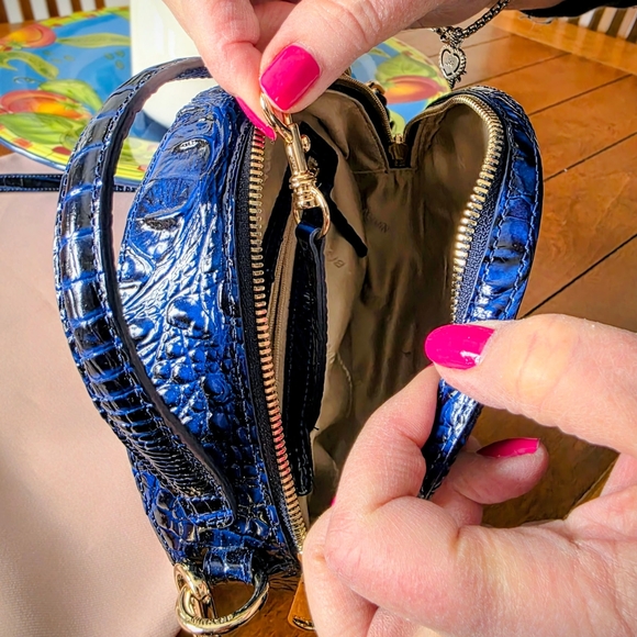 Brahmin Lane Anchor Blue Crossbody Melbourne - Picture 5 of 5